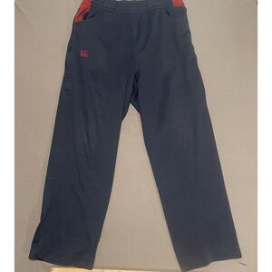 VINTAGE Nike Lebron James Pants Mens XXL BLUE Sweatpants Basketball Warm‎ Up NBA